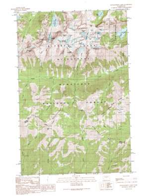 Enchantment Lakes USGS topographic map 47120d7