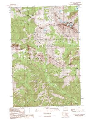 Enchantment Lakes USGS topographic map 47120d8