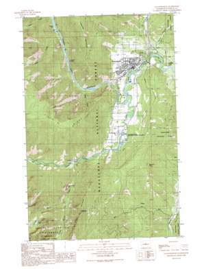 Leavenworth topo map