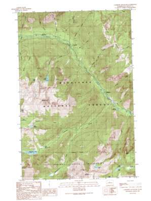 Cashmere Mountain USGS topographic map 47120e7