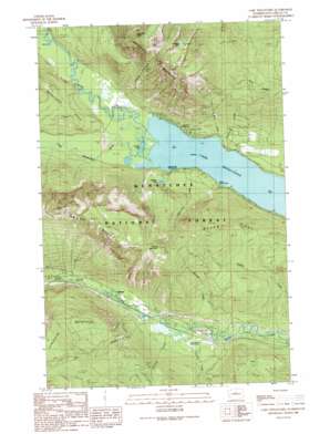 Lake Wenatchee topo map
