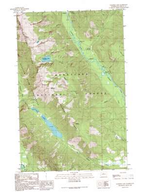 Schaefer Lake USGS topographic map 47120h7