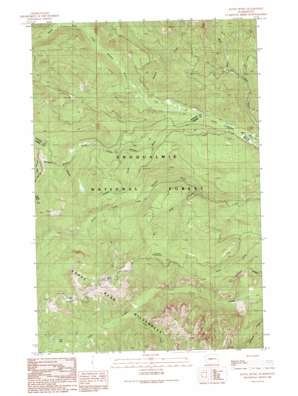 Raven Roost topo map