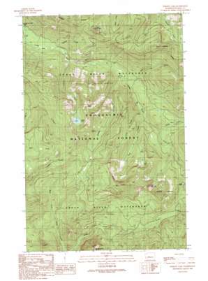 Findley Lake topo map