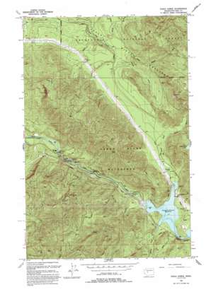 Eagle Gorge USGS topographic map 47121c7