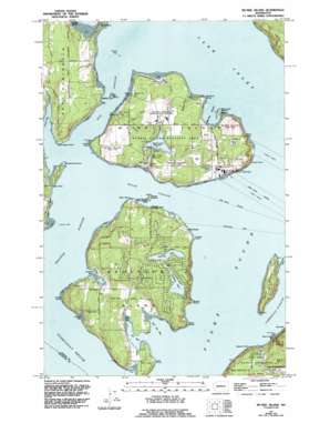 Mcneil Island topo map