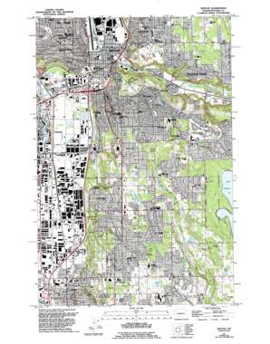 Renton USGS topographic map 47122d2
