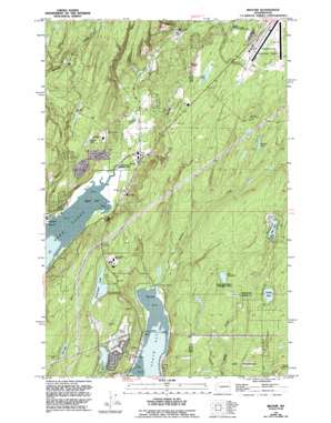 Belfair USGS topographic map 47122d7