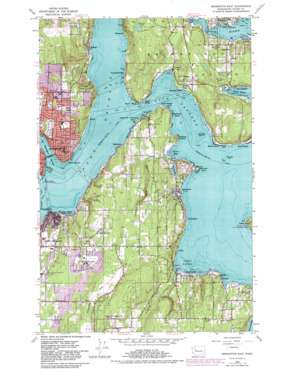 Bremerton East USGS topographic map 47122e5