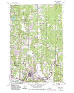 Bothell topo map