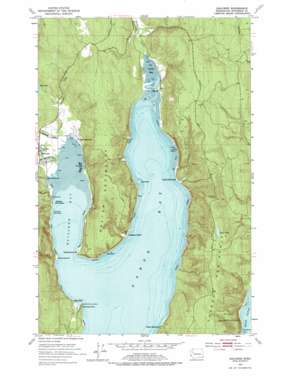 Quilcene topo map