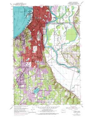Everett USGS topographic map 47122h2