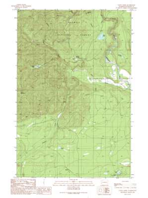 Vance Creek topo map