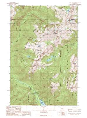 Mount Skokomish USGS topographic map 47123e3