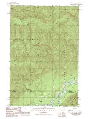 Finley Creek topo map
