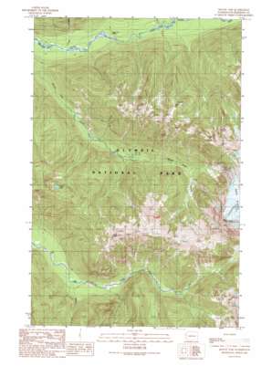 Mount Tom topo map