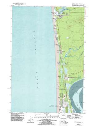 Copalis Beach USGS topographic map 47124a2