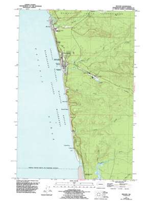 Moclips USGS topographic map 47124b2