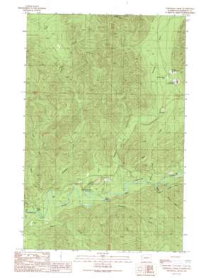 Christmas Creek topo map