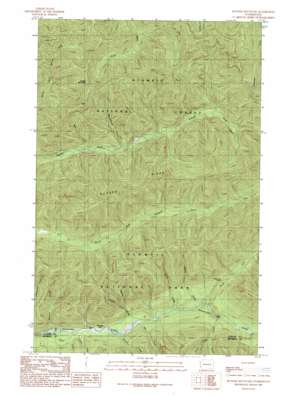 Hunger Mountain topo map