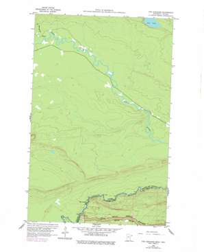 The Cascades topo map