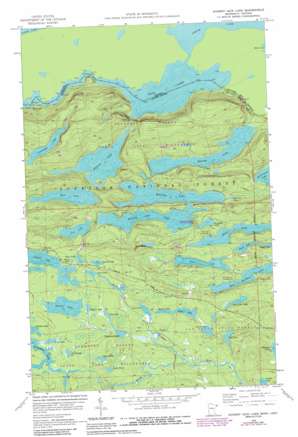 Hungry Jack Lake USGS topographic map 48090a4