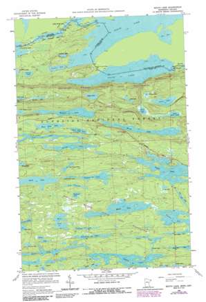 South Lake USGS topographic map 48090a5