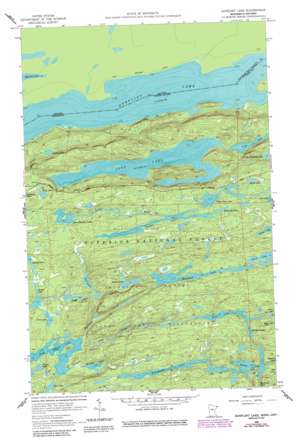 Gunflint Lake USGS topographic map 48090a6