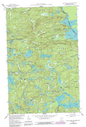 Long Island Lake USGS topographic map 48090a7