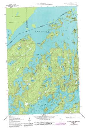 Munker Island USGS topographic map 48090b8