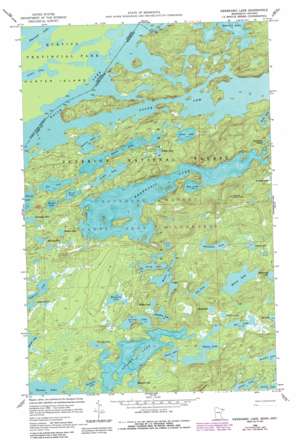 Kekekabic Lake USGS topographic map 48091a2