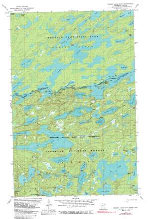 Ensign Lake East USGS topographic map 48091a3
