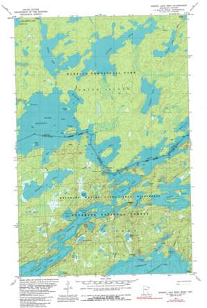 Ensign Lake West USGS topographic map 48091a4