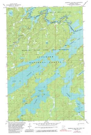 Basswood Lake West USGS topographic map 48091a6