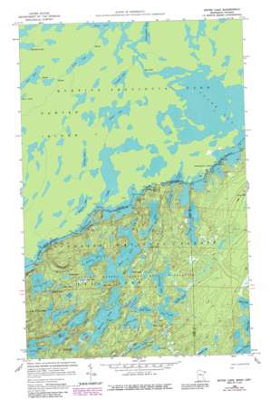 Ester Lake USGS topographic map 48091b1