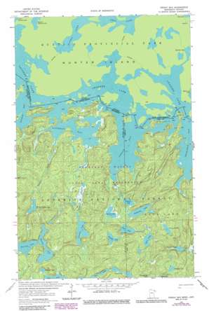 Friday Bay USGS topographic map 48091b7