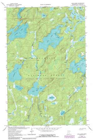 Lake Agnes USGS topographic map 48092b1