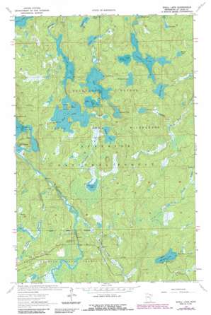 Shell Lake USGS topographic map 48092b2