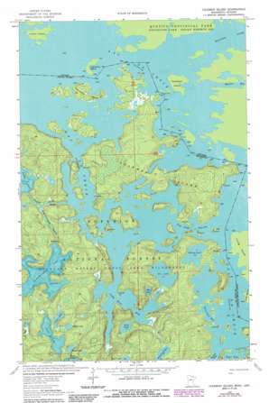 Coleman Island USGS topographic map 48092c1