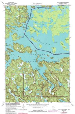 Namakan Island USGS topographic map 48092d6