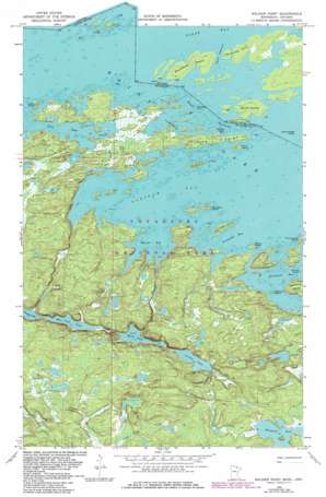 Soldier Point topo map