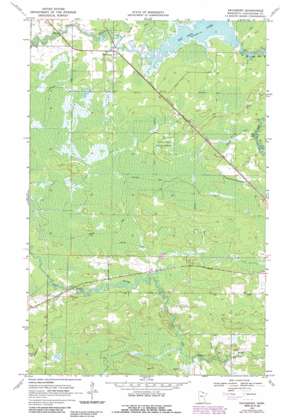 Ericsburg USGS topographic map 48093d3