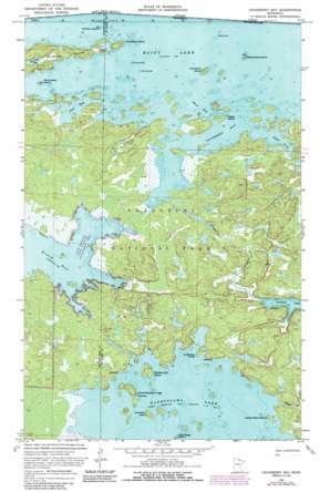 Cranberry Bay USGS topographic map 48093e1