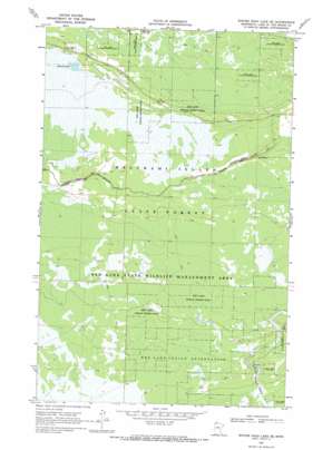 Roseau USGS topographic map 48095e1