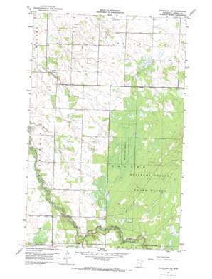 Wannaska NE USGS topographic map 48095f5
