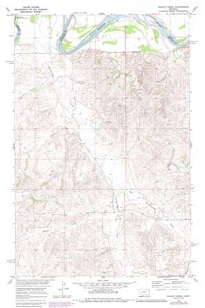 Dugout Creek USGS topographic map 48104a5