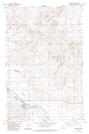 Bainville USGS topographic map 48104b2