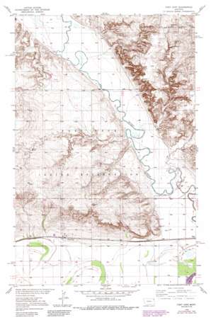 Fort Kipp USGS topographic map 48104b6