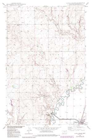 Alkali Coulee topo map