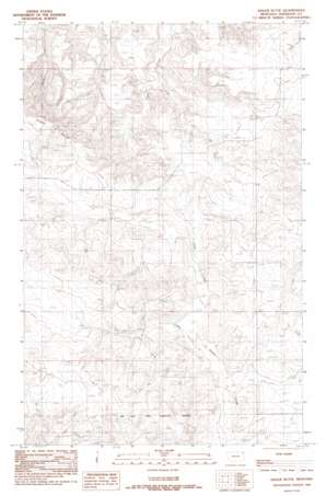 Kisler Butte USGS topographic map 48104f6